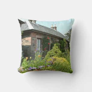 Engelse Cottage II met bloementuin fotografie Kussen