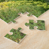 Engelse Cottage II met bloementuin fotografie Legpuzzel (Zijkant)