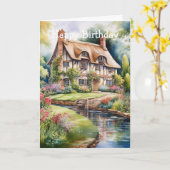 Engelse cottage kaart (Gele Bloem)