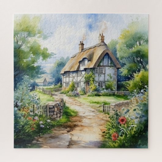 Engelse Cottage Legpuzzel (Verticaal)