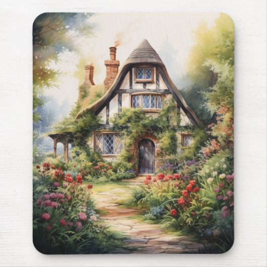 Engelse Cottage Muismat (Voorkant)