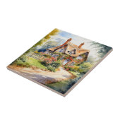 Engelse Cottage Tegeltje (Zijkant)