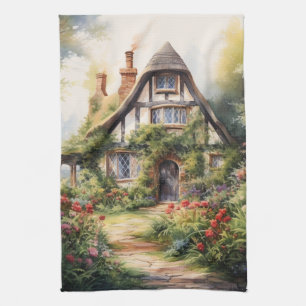Engelse cottage theedoek
