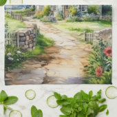 Engelse cottage theedoek (Gevouwen)