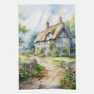 Engelse cottage theedoek