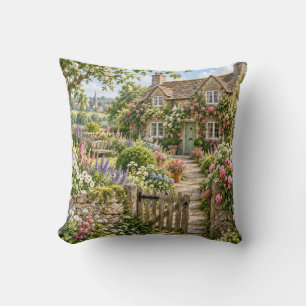 Engelse Cottage Tuin Huis Kussen