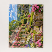 Engelse Cottage Tuin Legpuzzel (Verticaal)