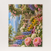 Engelse Cottage Tuin Legpuzzel (Verticaal)