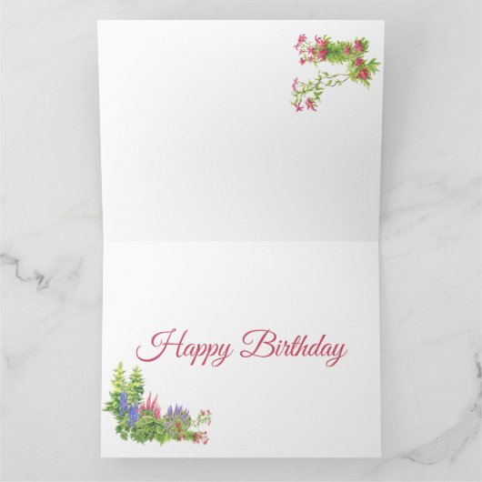 Engelse country garden kaart (Binnen)