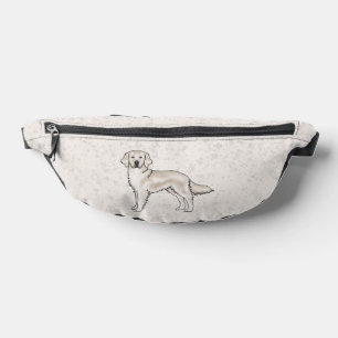 Engelse Crème Goud Retriever Schattige Hond Beige Heuptasje