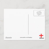 Engelse cricket briefkaart (Achterkant)