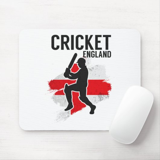 Engelse cricketteam muismat (Met muis)