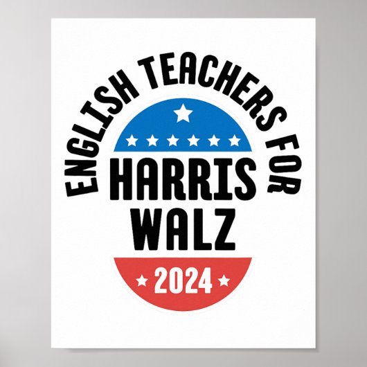 Engelse docenten voor Harris Wheimer 2024 Poster (Voorkant)