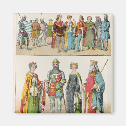 Engelse dress magneet (Voorkant)