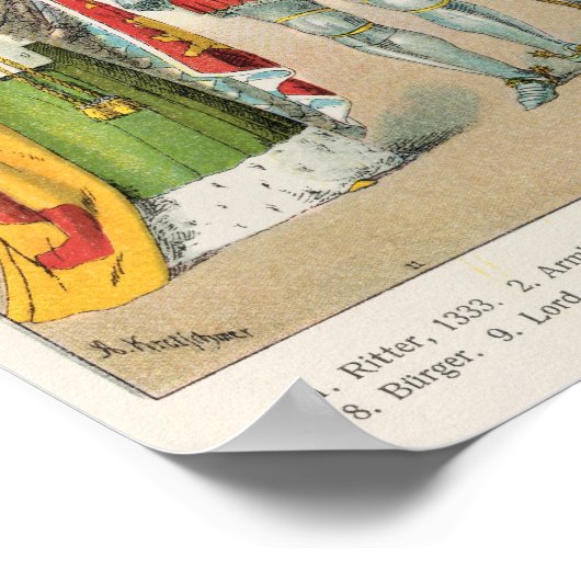 Engelse dress poster (Hoek)