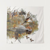 Engelse drukkerij voor tapijt Acryldruk Wandkleed (Voorkant (horizontaal))