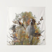 Engelse drukkerij voor tapijt Acryldruk Wandkleed (Voorkant)