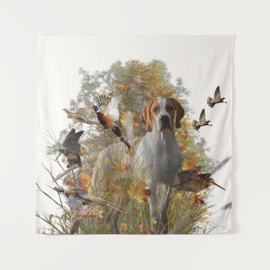 Engelse drukkerij voor tapijt Acryldruk Wandkleed (Voorkant)