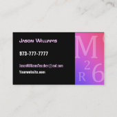 Engelse en Wiskunde leraar Visitekaartjes (Achterkant)