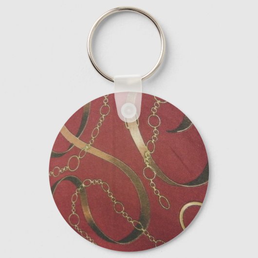 Engelse Equestrian - Rood Sleutelhanger (Voorkant)