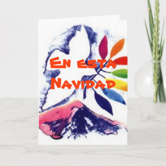 Engelse esta Navidad Feestdagen Kaart