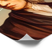 Engelse filosoof John Locke illustratie Poster (Hoek)