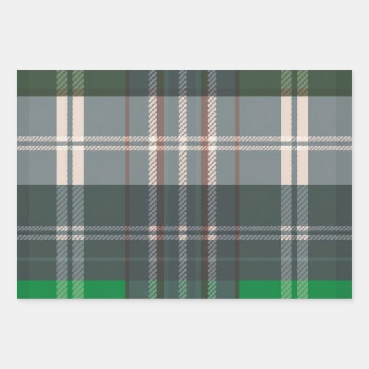 Engelse Folk Plaid Stationery Set Inpakpapier Vel (Voorkant 3)