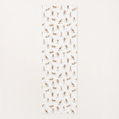 Engelse Fox Terrier yoga pose Yogamat (Voorkant)