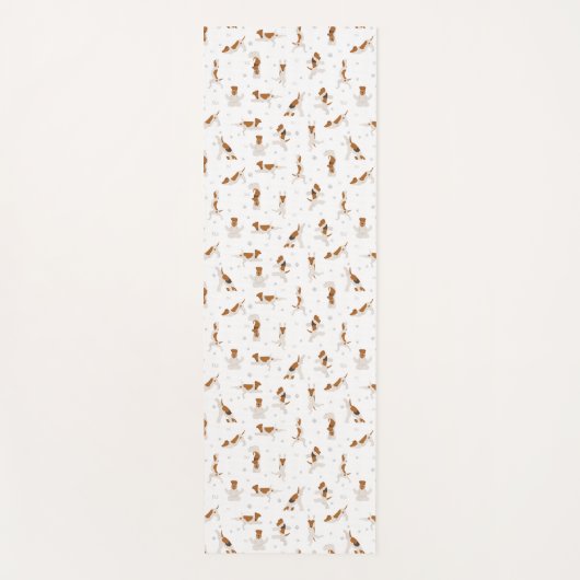 Engelse Fox Terrier yoga pose Yogamat (Voorkant)