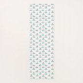 Engelse Fox Terrier yoga pose Yogamat (Achterkant)