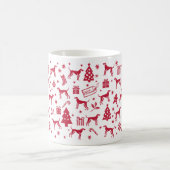 Engelse Foxhound Christmas Design Koffiemok (Center)