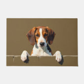 Engelse Foxhound deurmat Kunst (Voorkant)