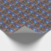 Engelse Foxhound Dogs Trick-or-Treating Halloween Cadeaupapier (Hoek)