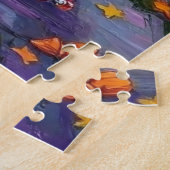 Engelse Foxhound Honden Trick-or-Treating Hallowee Legpuzzel (Zijkant)