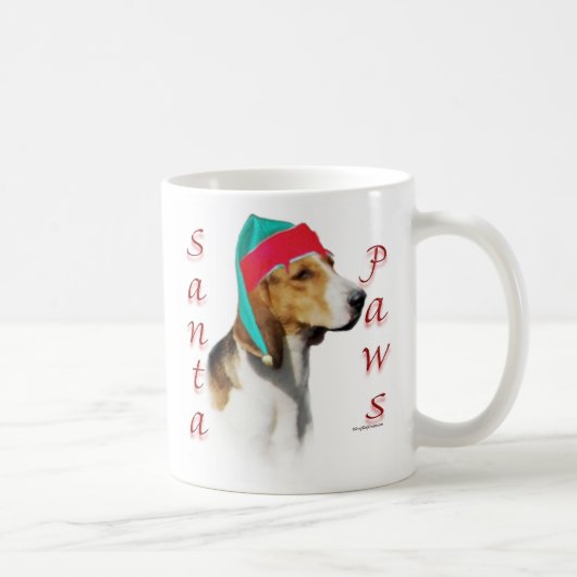 Engelse Foxhound Santa Paws Koffiemok (Rechts)