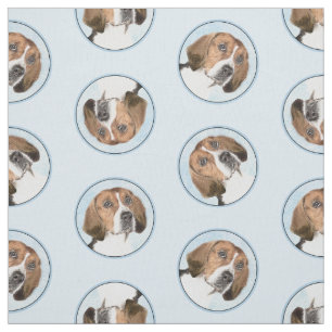 Engelse Foxhound Schilderij Cute Originele Honden  Stof