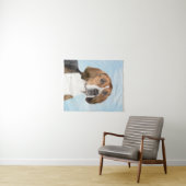 Engelse Foxhound Schilderij - Grappige Originele H Wandkleed (In Situ (horizontaal))
