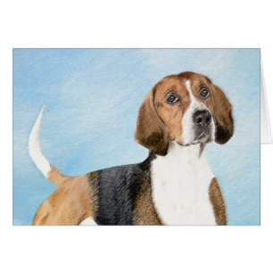 Engelse Foxhound-schilderij - Mooie originele hond