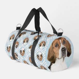 Engelse Foxhound Schilderij Mooie Originele Honden Plunjezak