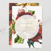 Engelse Garden  Bohemian boho Rozen Kaart (Voorkant / Achterkant)