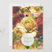 Engelse Garden Boho Rozen Circle Save the Date (Achterkant)