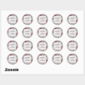 Engelse Garden Floral Wedding Stickers (Vel)