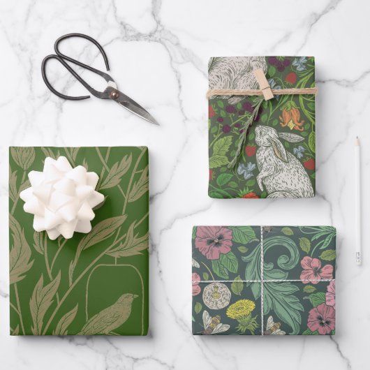 Engelse Garden Medley Inpakpapier Vel (Voorkant)