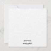 Engelse Garden Note Card Feestdagenkaart (Achterkant)