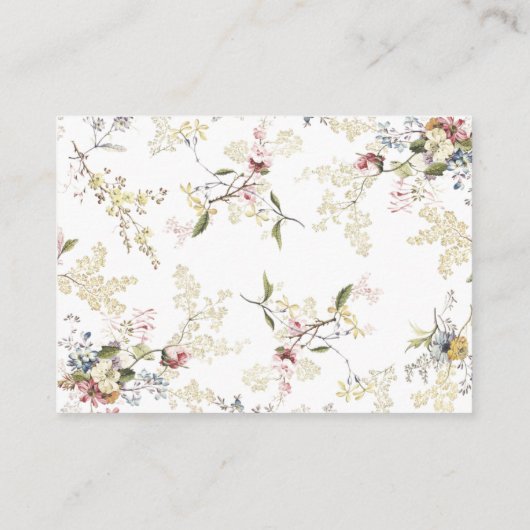 Engelse Garden Party Enclosure Kaart (Achterkant)