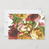 Engelse Garden Party Weddenschapskaart Kaart (Achterkant)