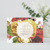 Engelse Garden Party Weddenschapskaart Kaart (Staand voorkant)