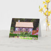 Engelse Garden Retirement Kaart (Gele Bloem)