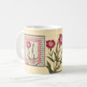 Engelse Gardener Cottage Botanical Collage Koffiemok (Voorkant links)