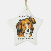 engelse geschenken - sable keramisch ornament (Rechts)